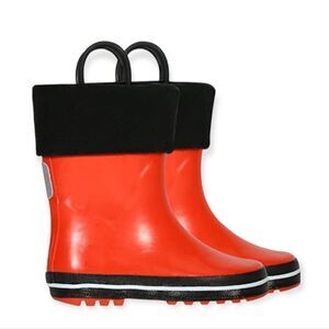 NWT NEBSDLR Kids Rain Boots for Toddlers, Lightweight Waterproof Rainboo…